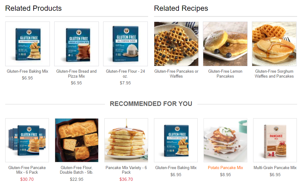 Personalized Product Recommendations Engine - King Arthur Flour